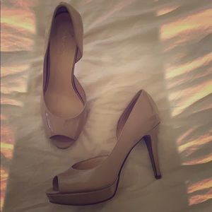 Nude Patton leather NineWest heels.
